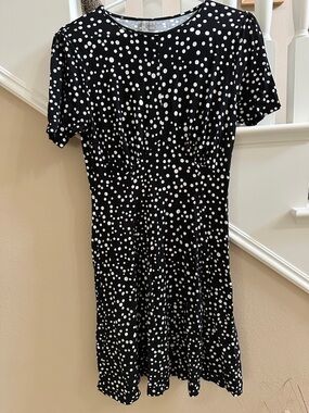 ASOS Black and White Polka Dot Dress